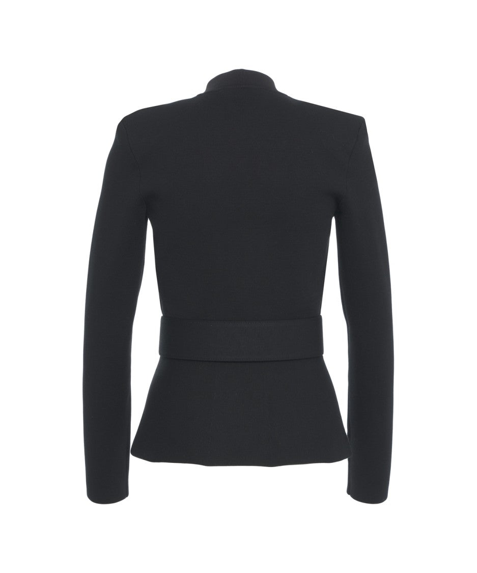 Elisabetta Franchi Blazer With Belt At The Waist