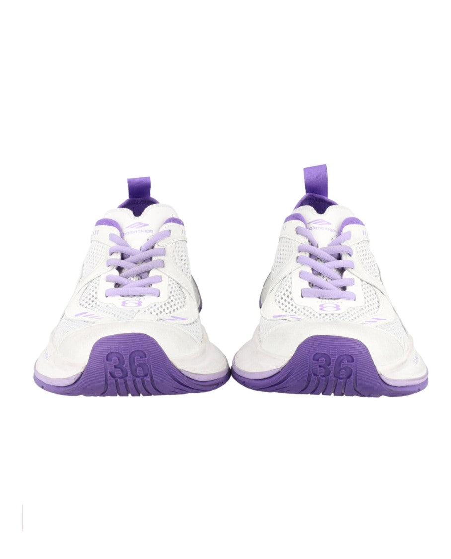 Balenciaga Low-Top Sneakers With Breathable Mesh And Block Heel
