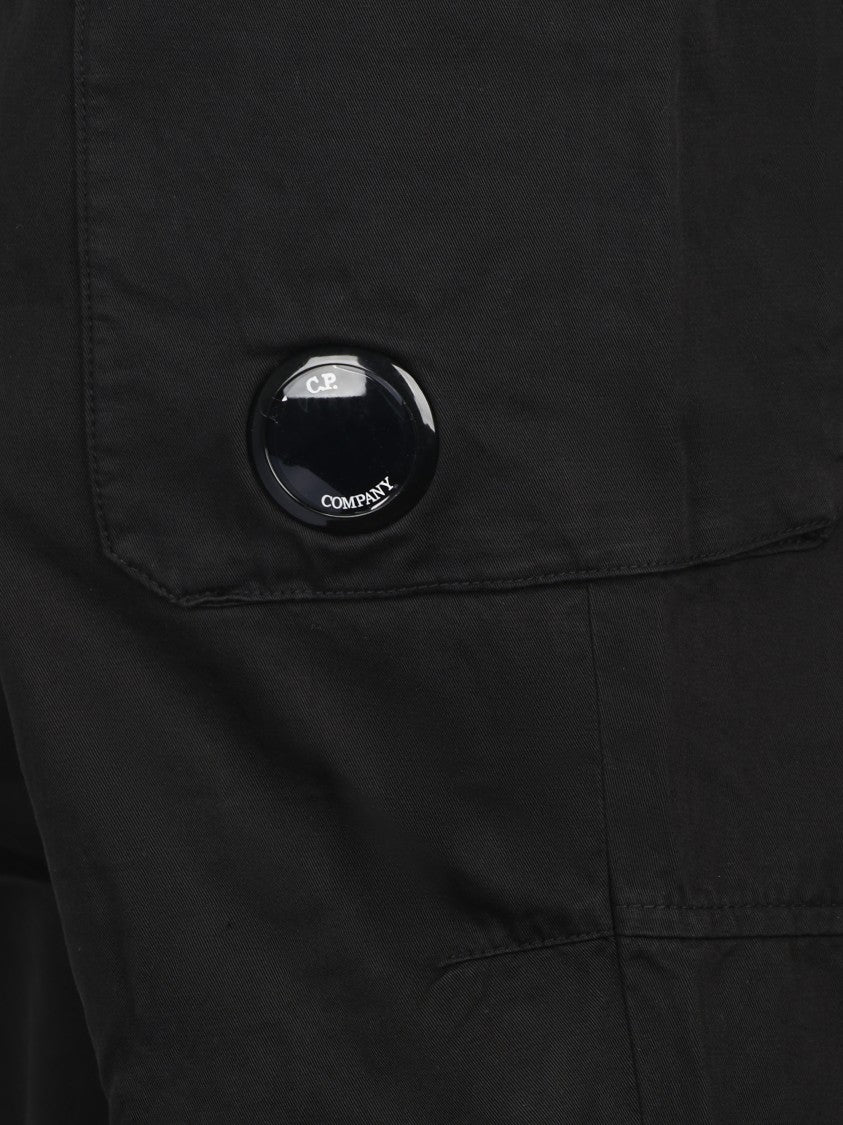 C.P. Company Cotton Gabardine Loose Cargo Pants
