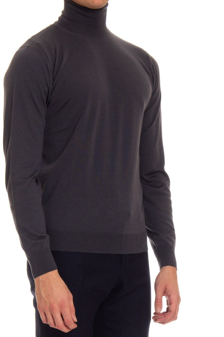 Drumohr Fine Super 140'S Wool Turtleneck