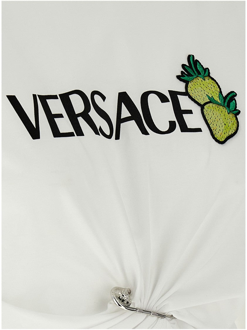 Versace Cotton Crew Neck T-Shirt