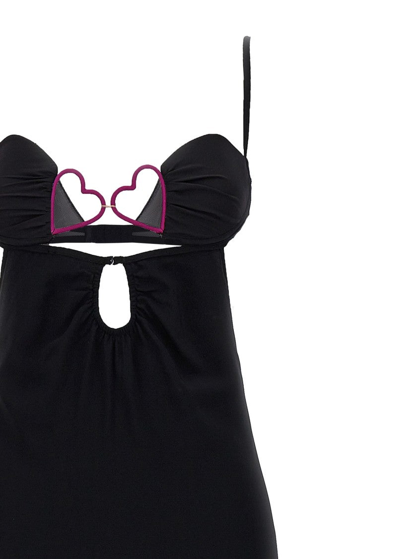 Nensi Dojaka 'Heart Bra' Long Dress