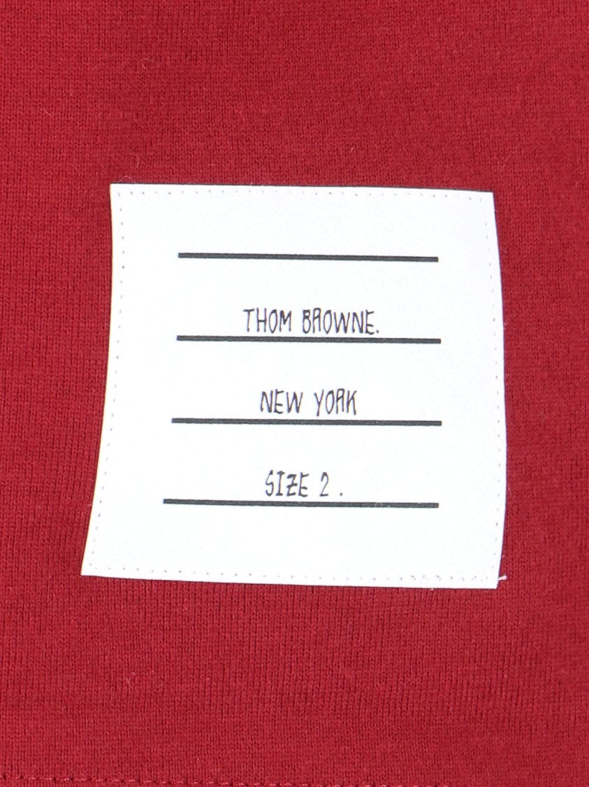 Thom Browne Ringer T-Shirt – Red