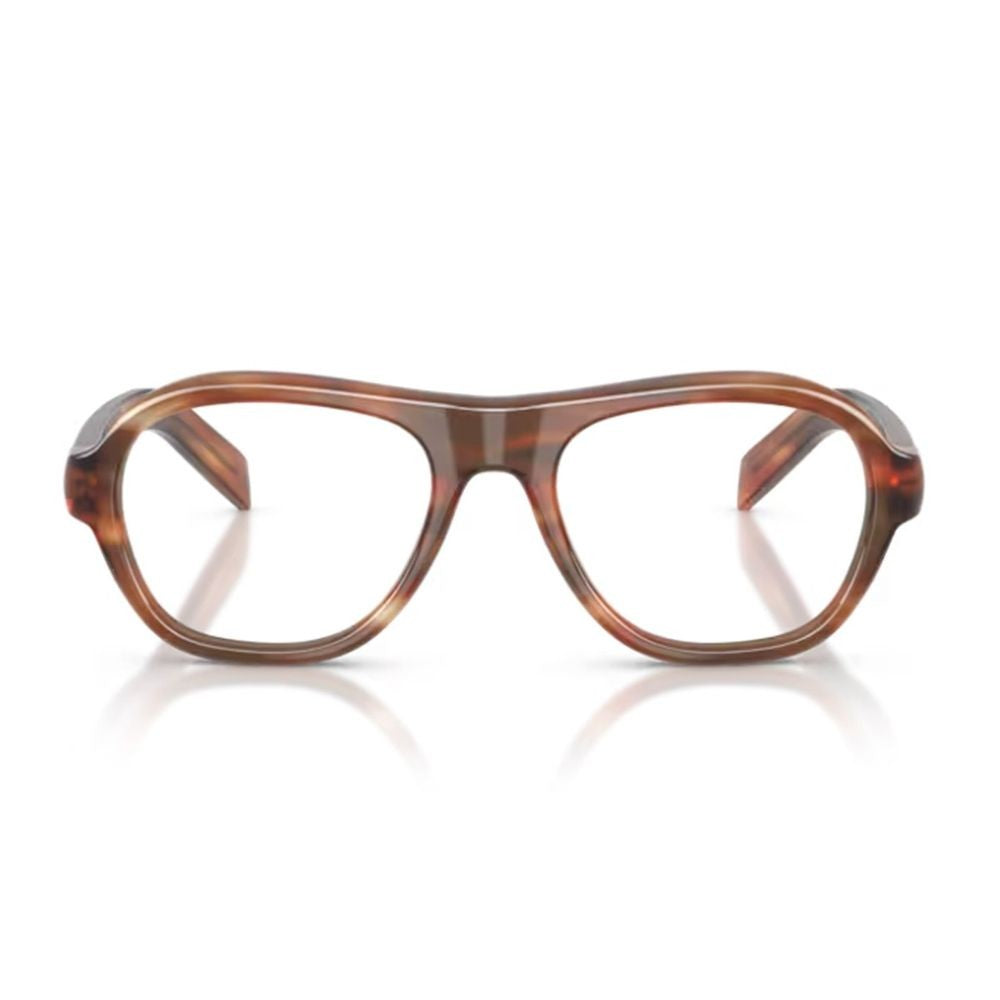 Prada Striped Oak Pr C12v Pilot Glasses