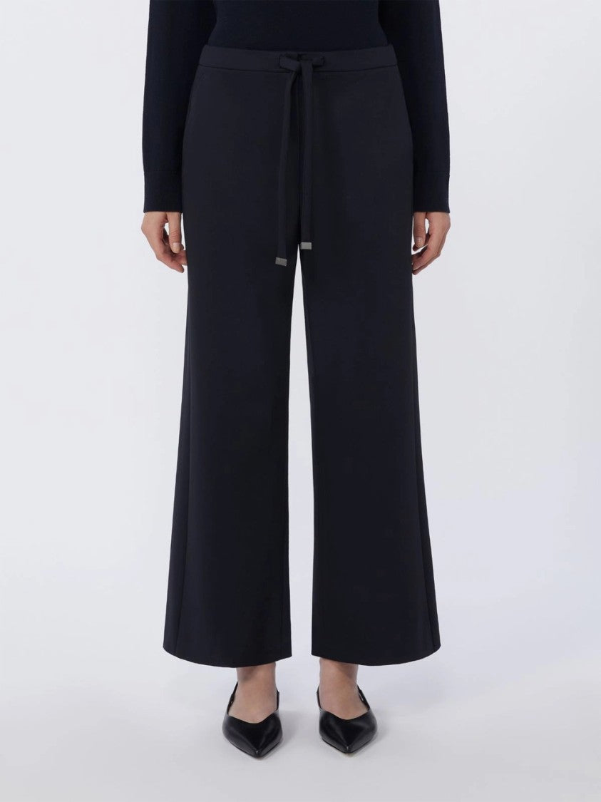 Max Mara Argenta Wide-Leg Drawstring Pants