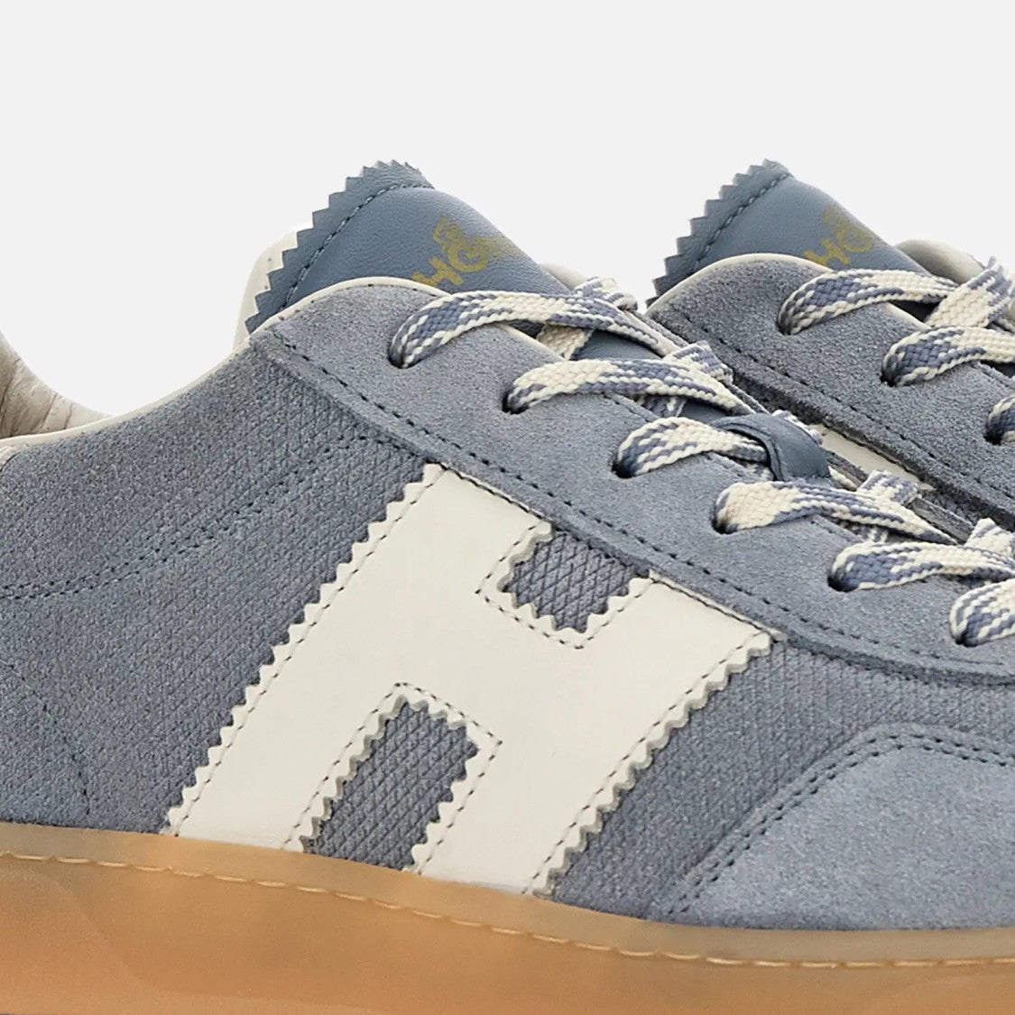 Hogan Cool Lace-Up Sneakers In Calfskin And Sheepskin