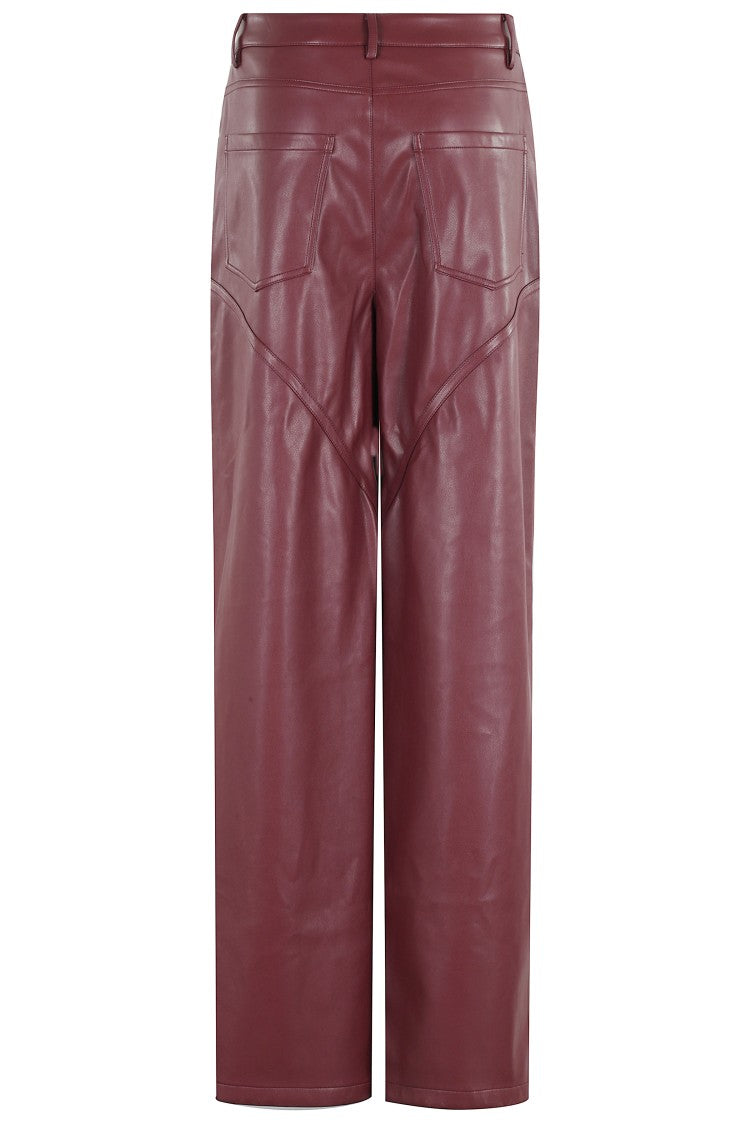 Rotate Mid-Waisted Piping Pants