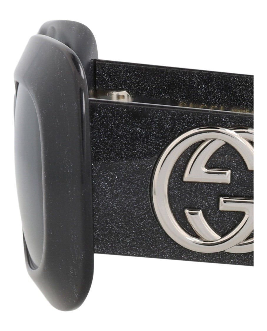 Gucci Square-Frame Recycled Acetate Sunglasses