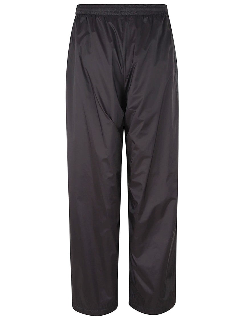 Balenciaga Technical Polyamide Trousers With Embroidered Sports Icon Motif