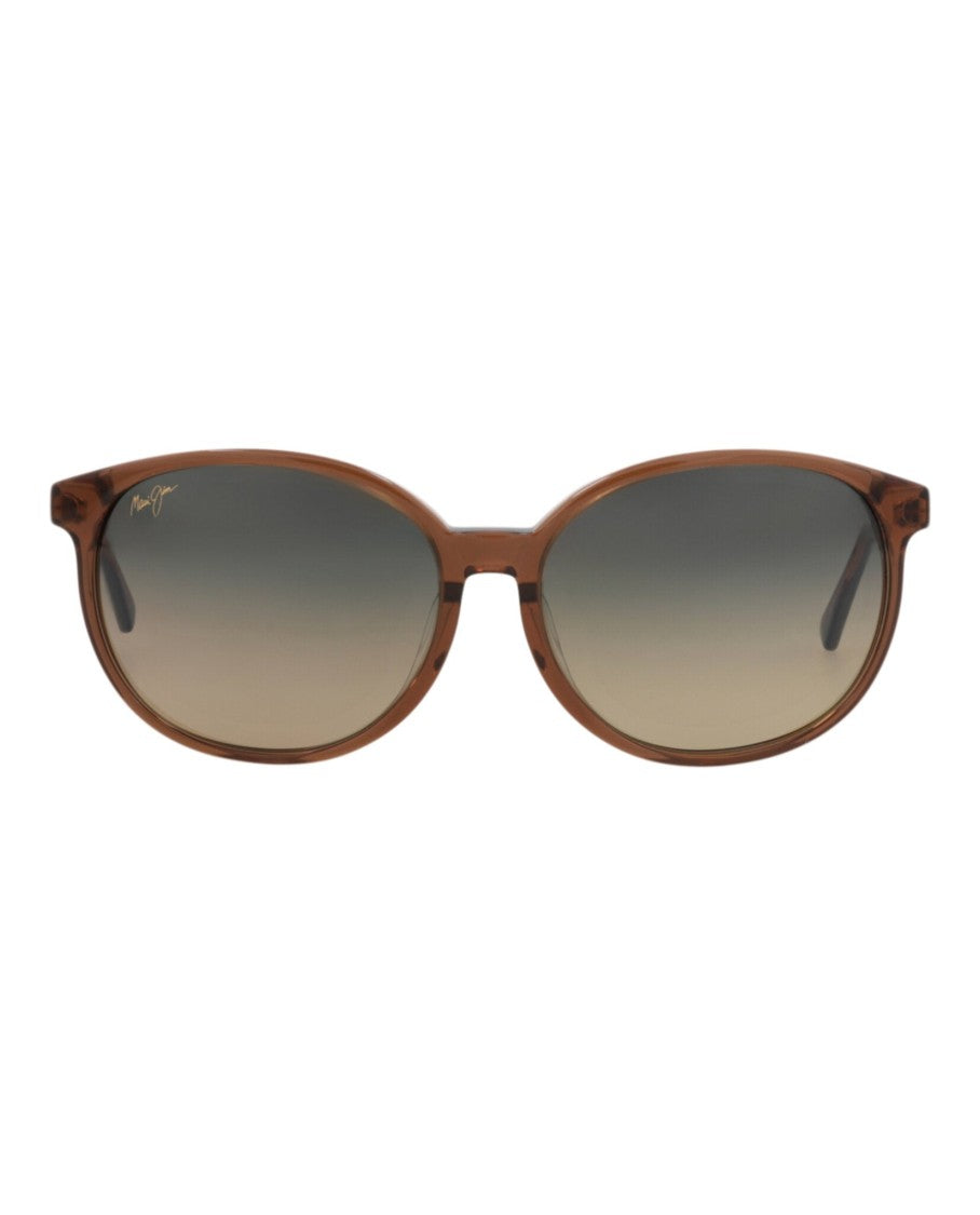 Maui Jim Round-Frame Acetate Sunglasses