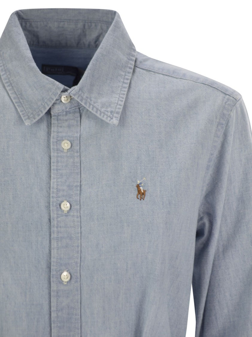 Polo Ralph Lauren Cotton Chemisier With Belt