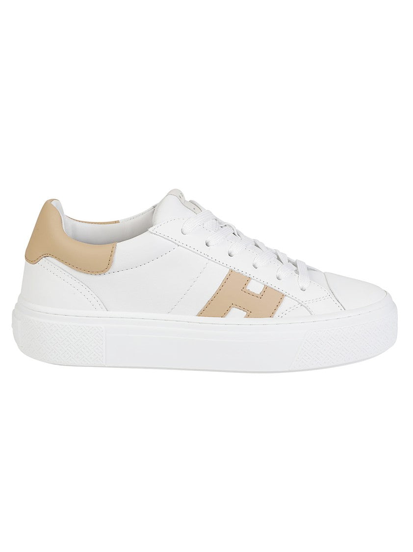Hogan H705 Low Top Mutton Leather Sneakers