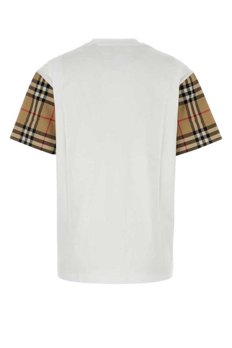 Burberry White Cotton T-Shirt