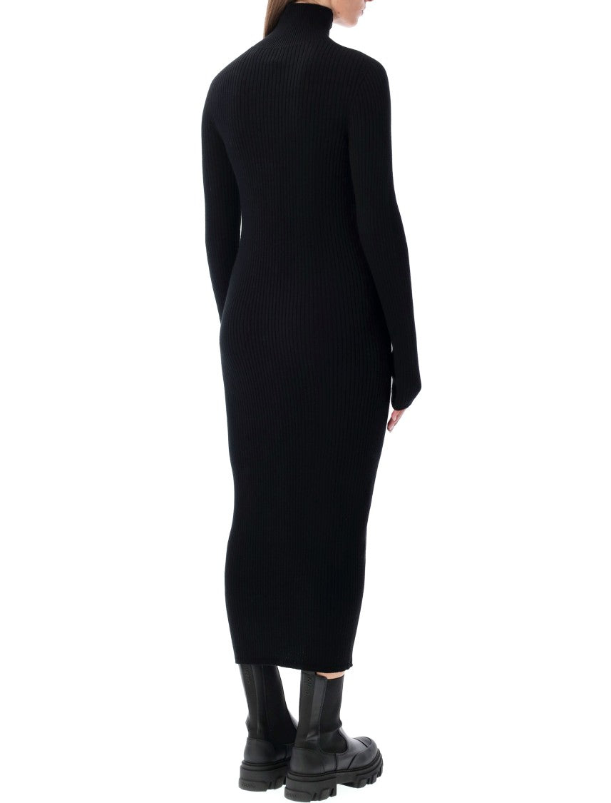 Moncler X Edward Enninful Maxi-Length Ribbed Knit Dress