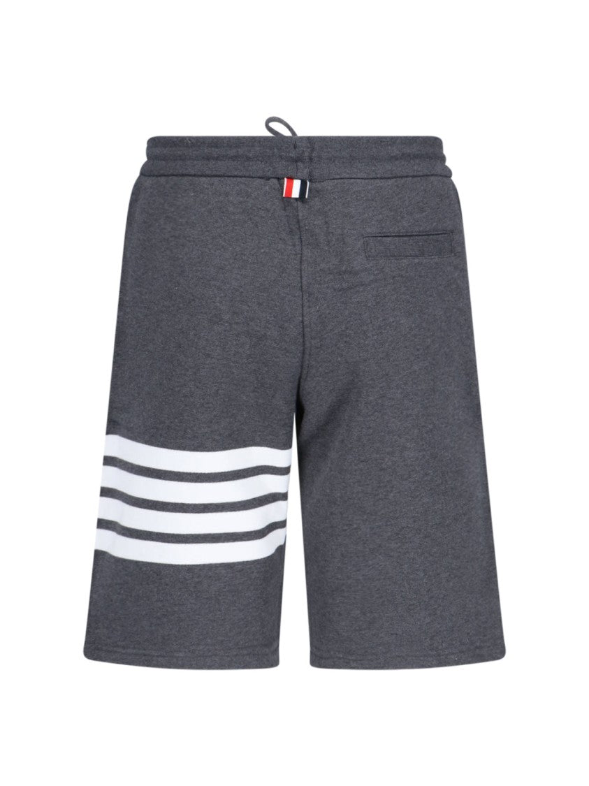 Thom Browne "4-Bar" Sport Shorts – Grey