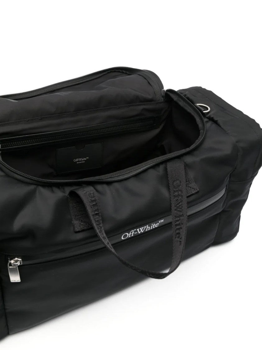Off-White Outdoor Weekender Logo Duffle Bag