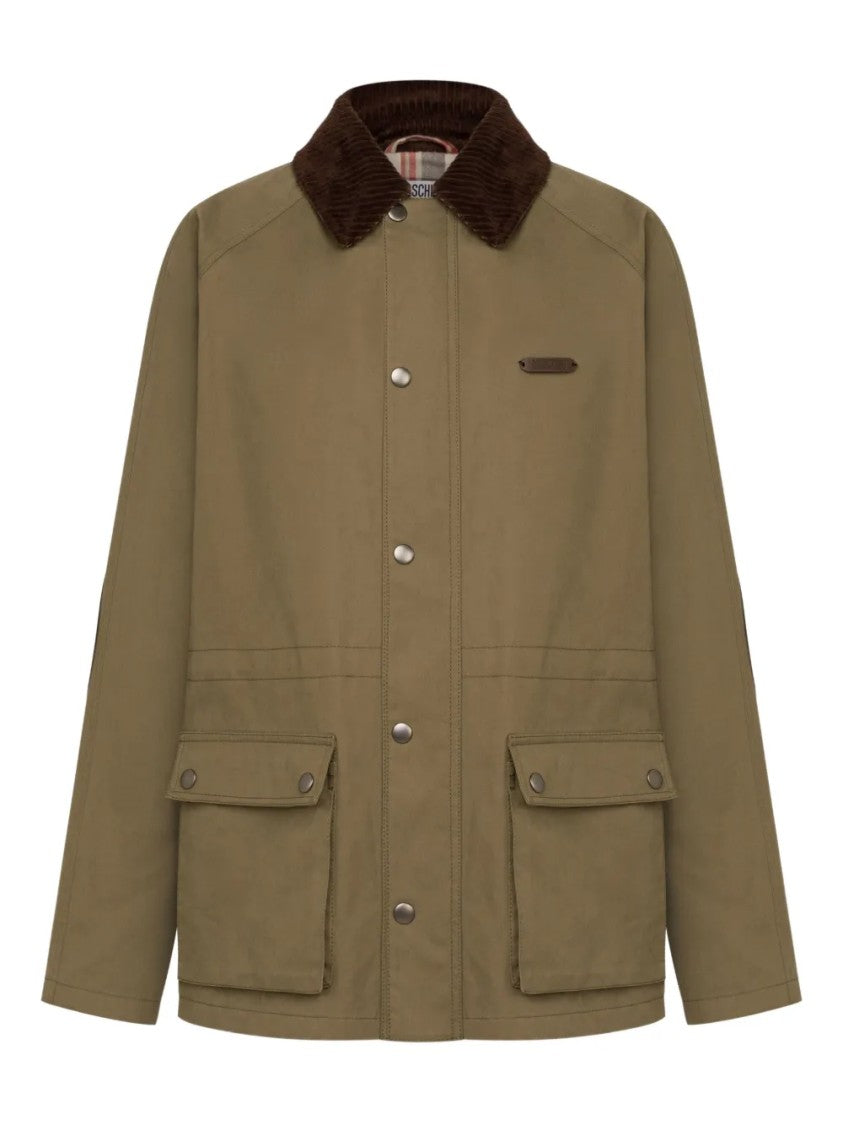 Moschino Structured Men's Capospalla Outerwear With Design