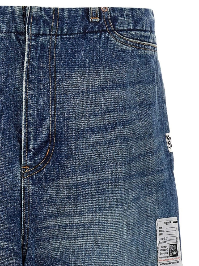 Maison Mihara Yasuhiro Powder Blue Straight Leg Jeans