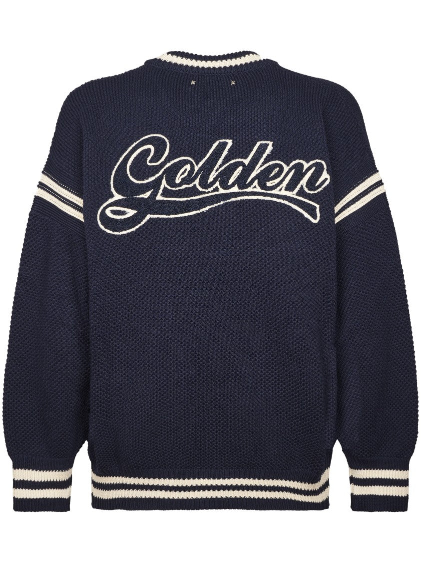 Golden Goose Journey Reynard Waffle Knit Cotton Sweater