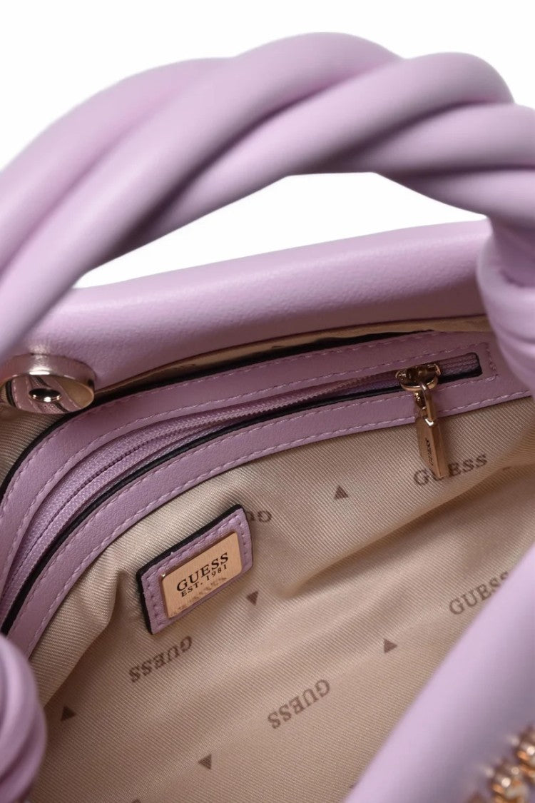 Guess Woven Crossbody Bag - Pink
