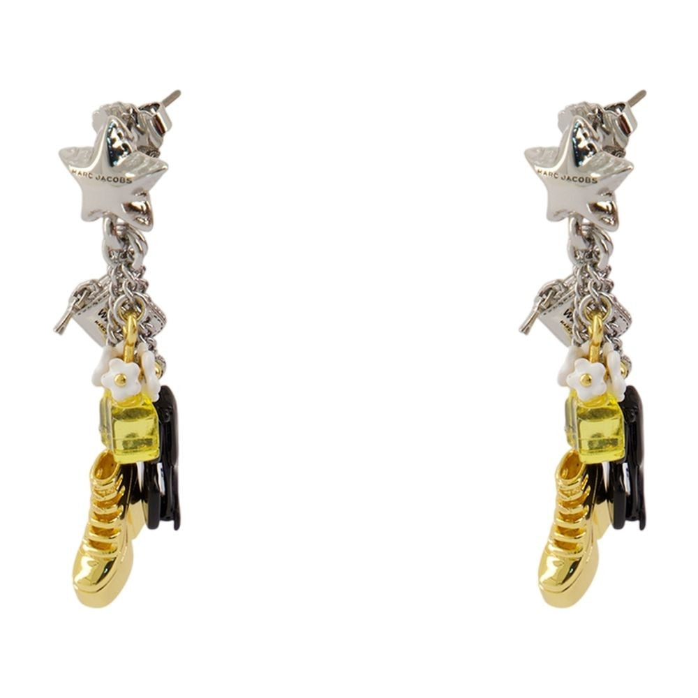 Marc Jacobs Mini Icon Charm Earrings - Metal - Gold
