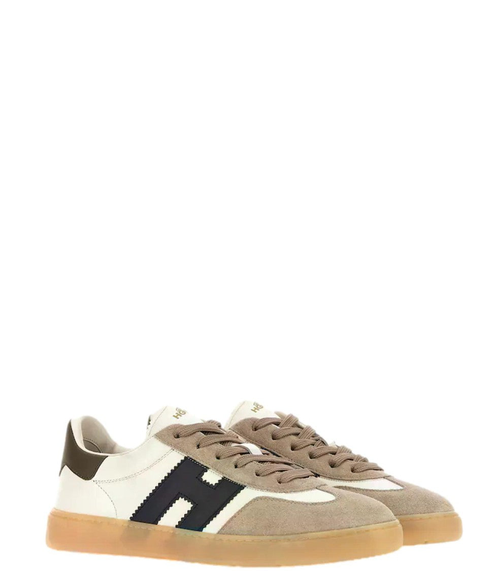 Hogan Low-Top Suede Overlay Sneakers