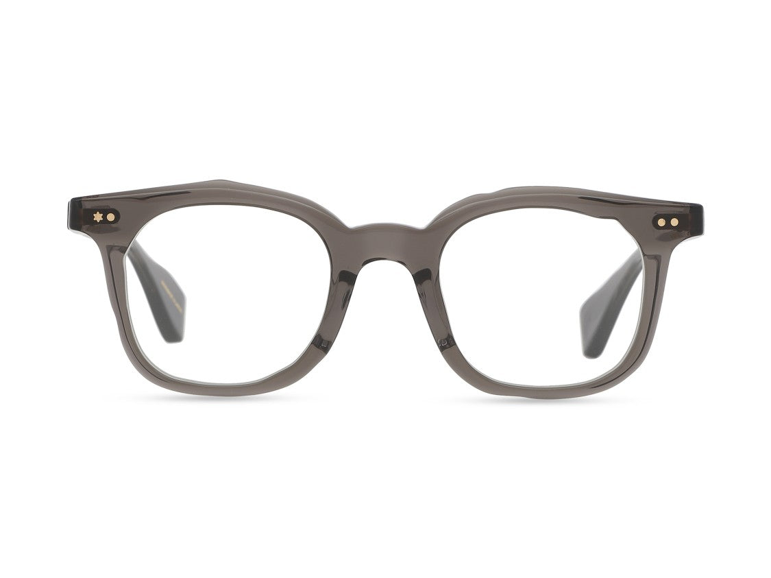 Masahiro Maruyama Smoky Grey Mm-0025 Translucent Square Eyeglasses