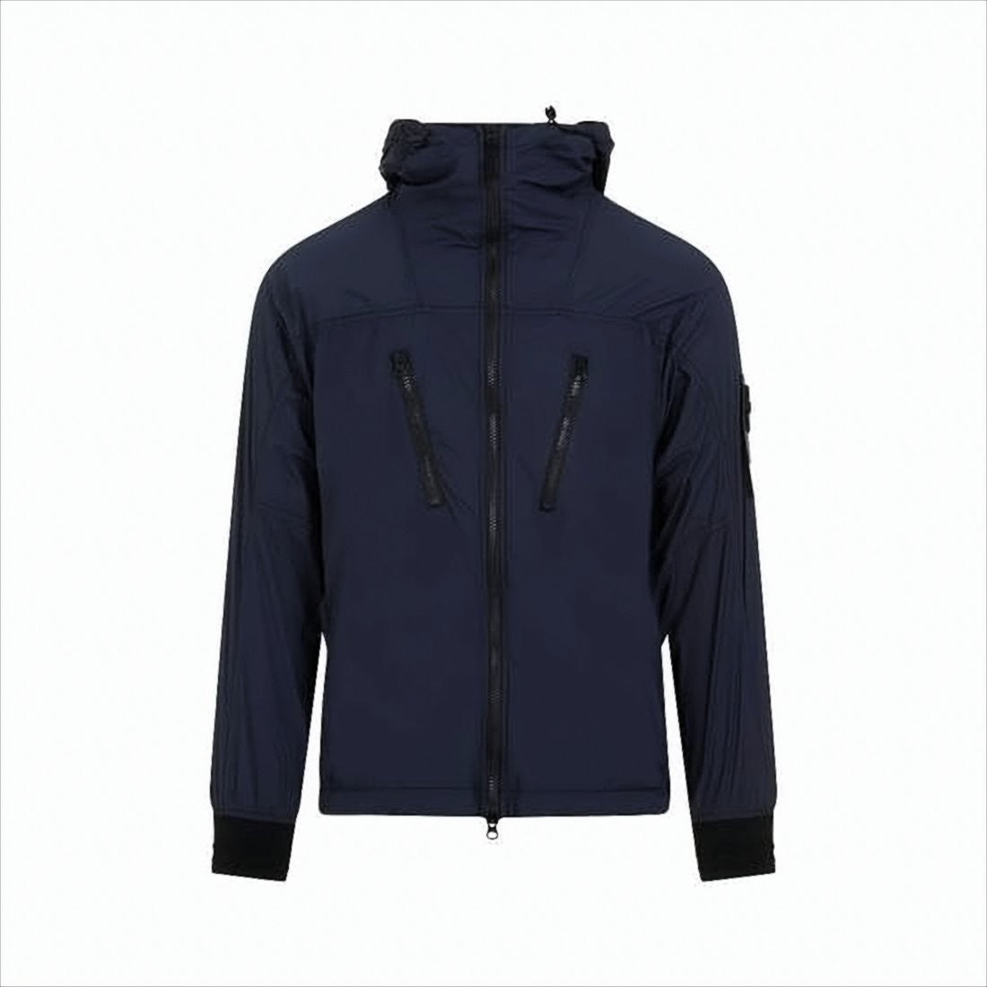 Stone Island Fitted Blue Padded Jacket