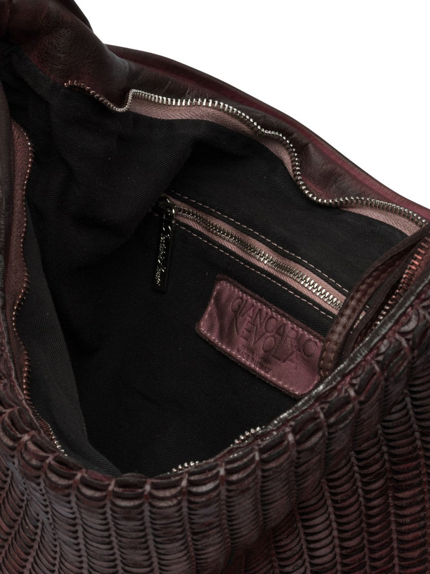 Giancarlo Nevola Textured Calf Leather Shoulder Bag