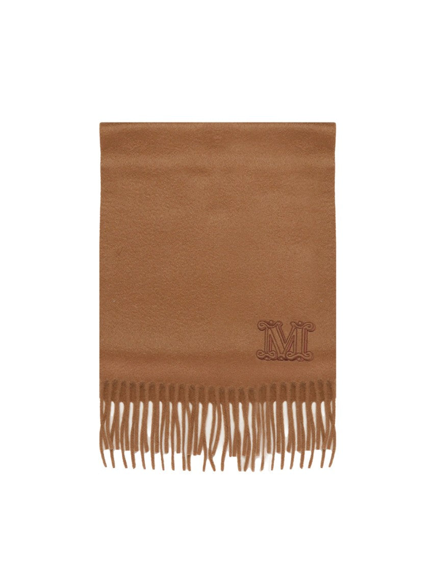Max Mara Cashmere Wsdalia Scarf With Fringed Edges