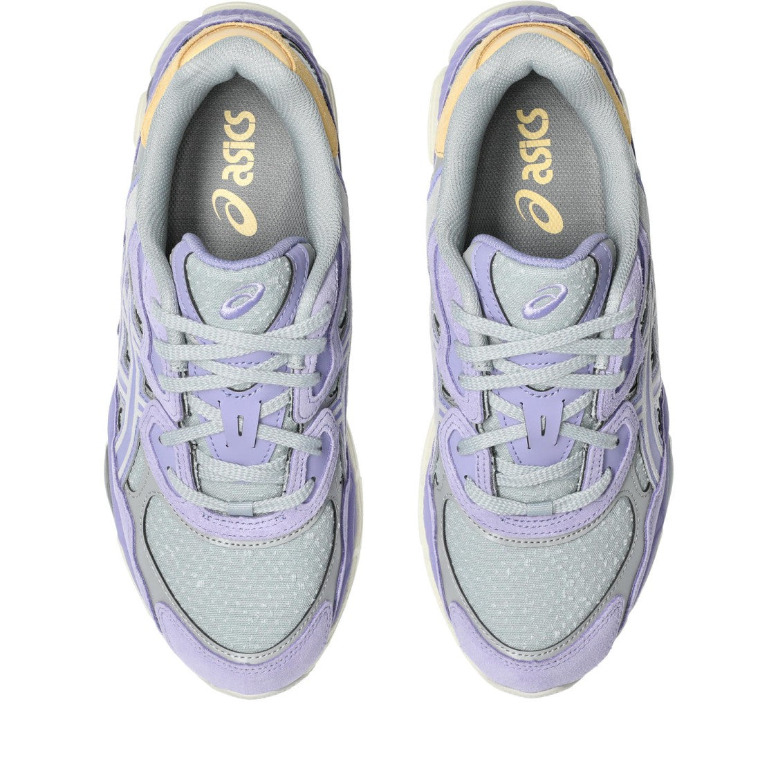 Asics Piedmont Grey And Bluebell Accented Gel-Nyc Sneakers