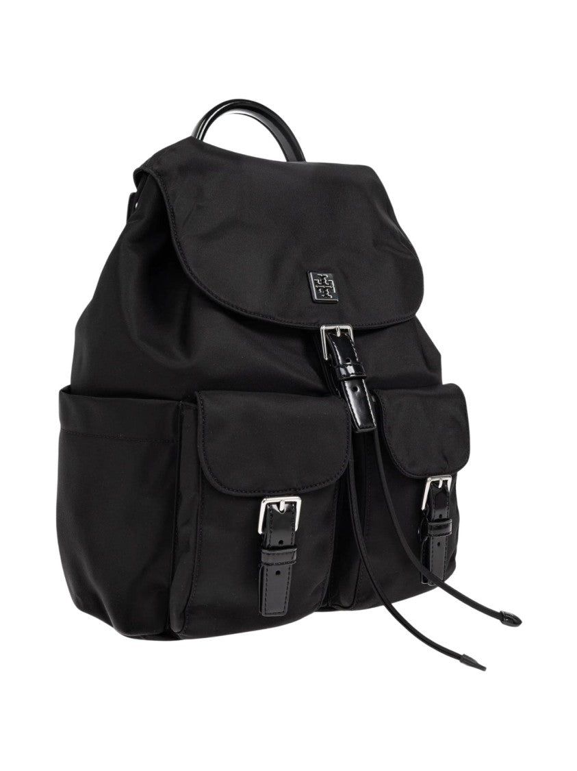 Tory Burch Virginia Flap Top Buckle Closure Backpack
