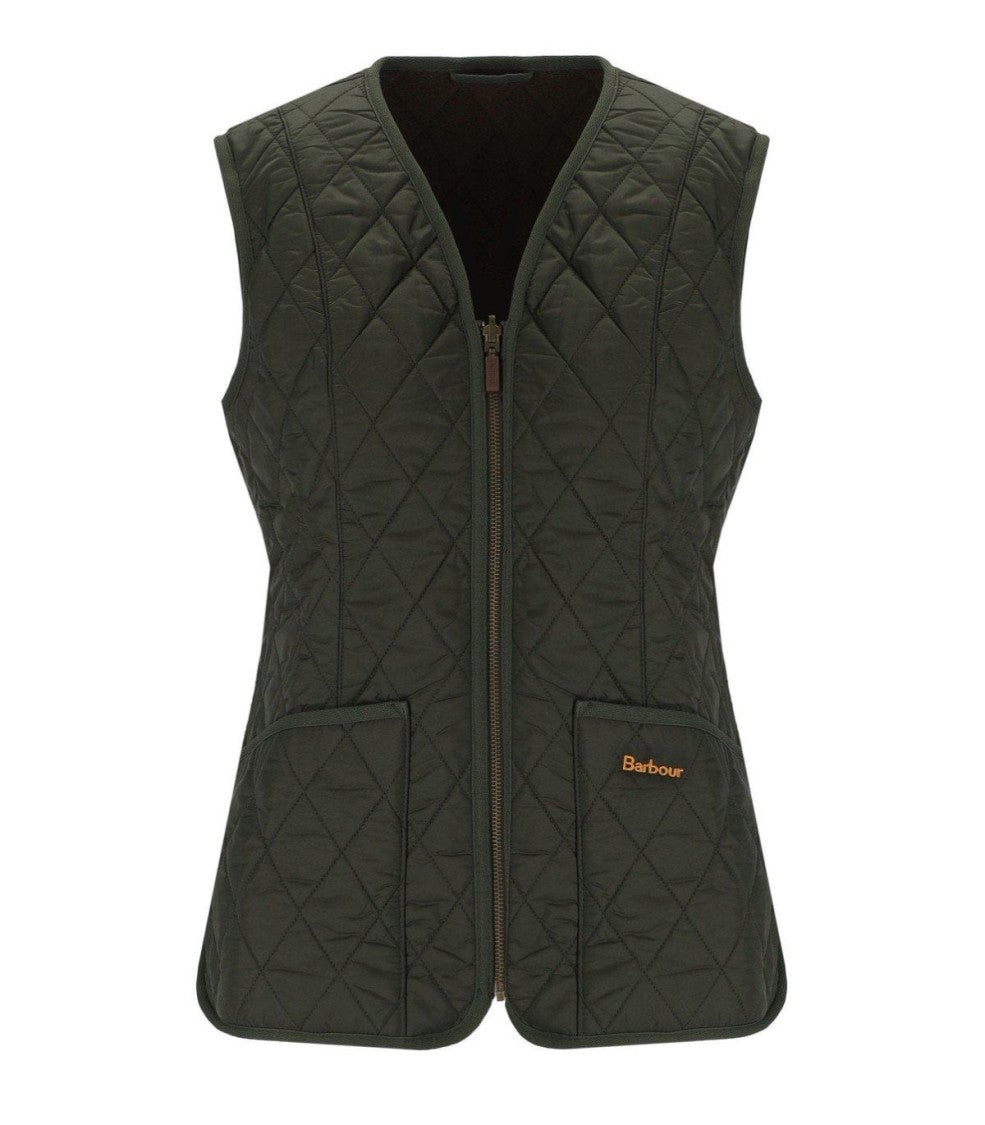 Barbour Betty Fleece Olive Green Vest