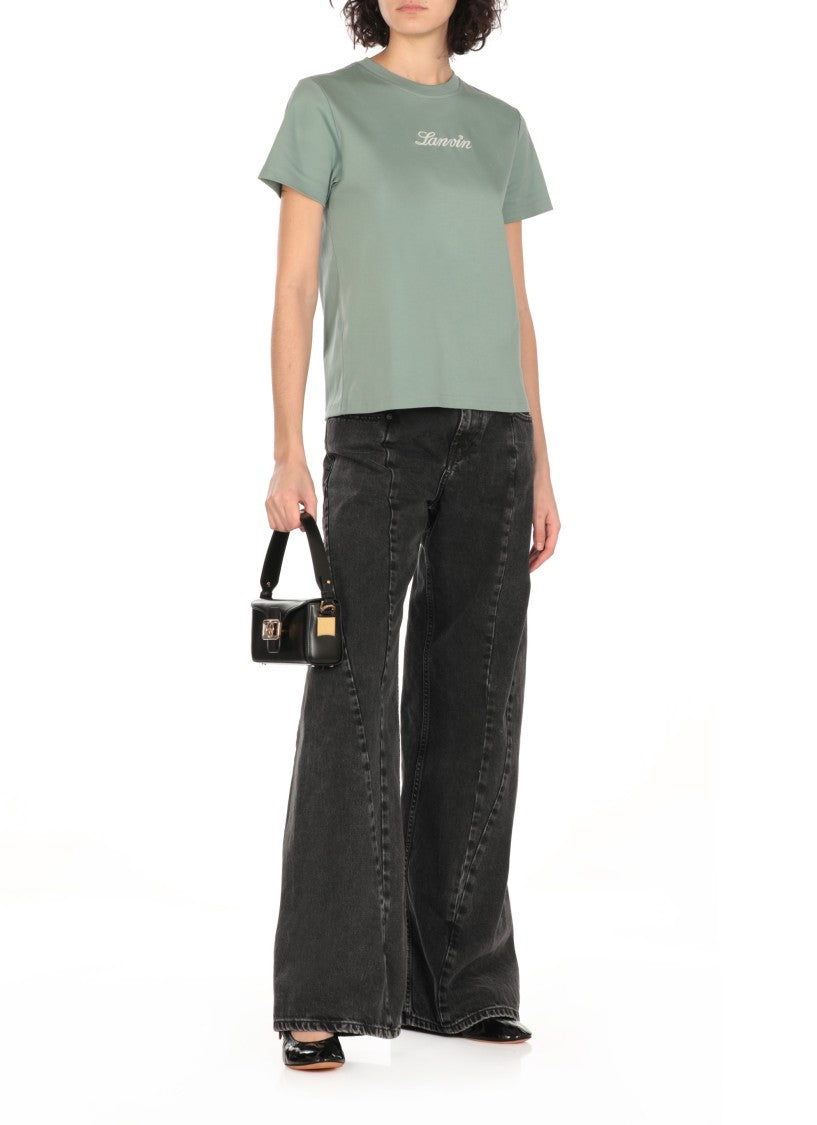Lanvin Green Cotton T-Shirts