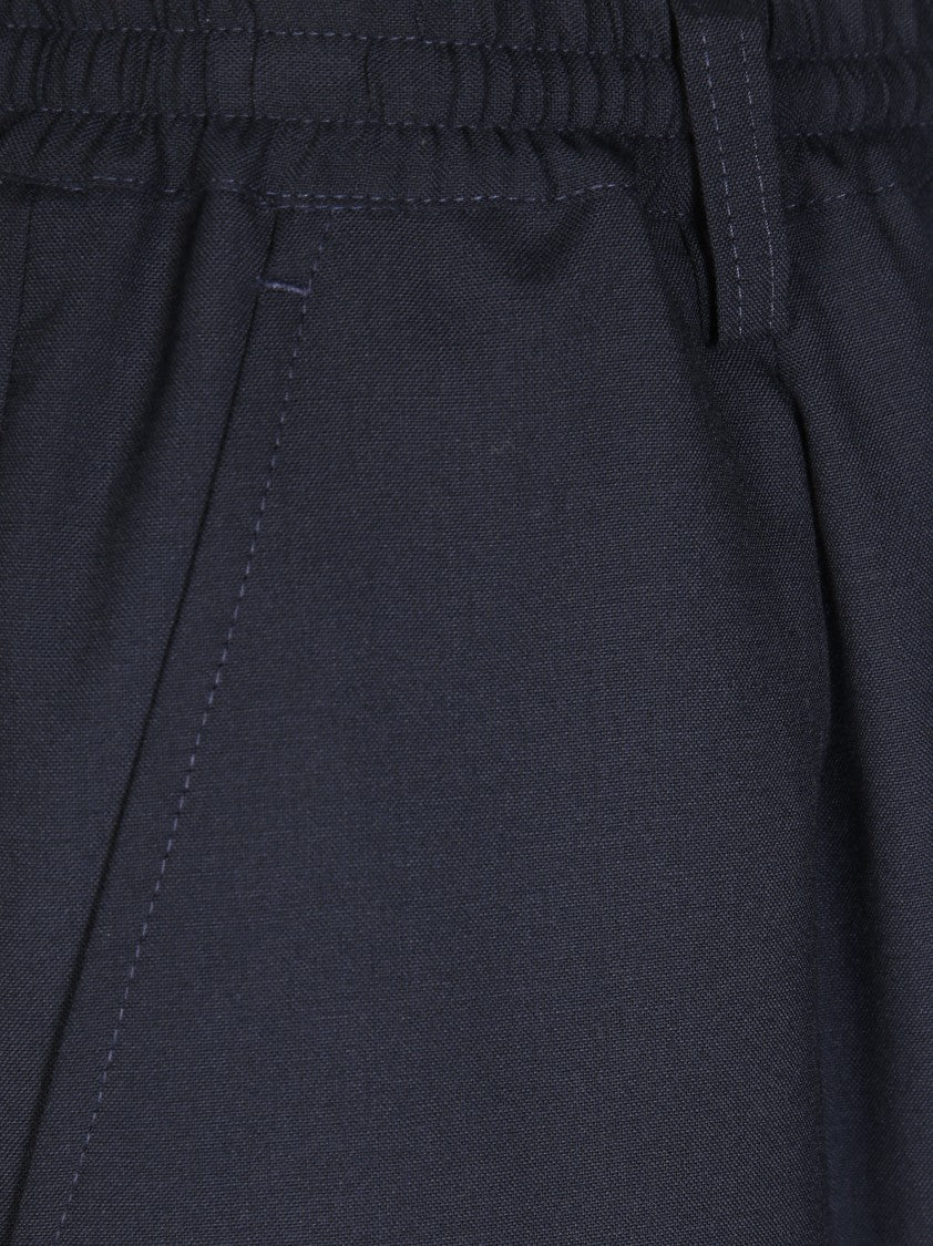 Marni Relaxed Fit Trousers With Tapered Leg