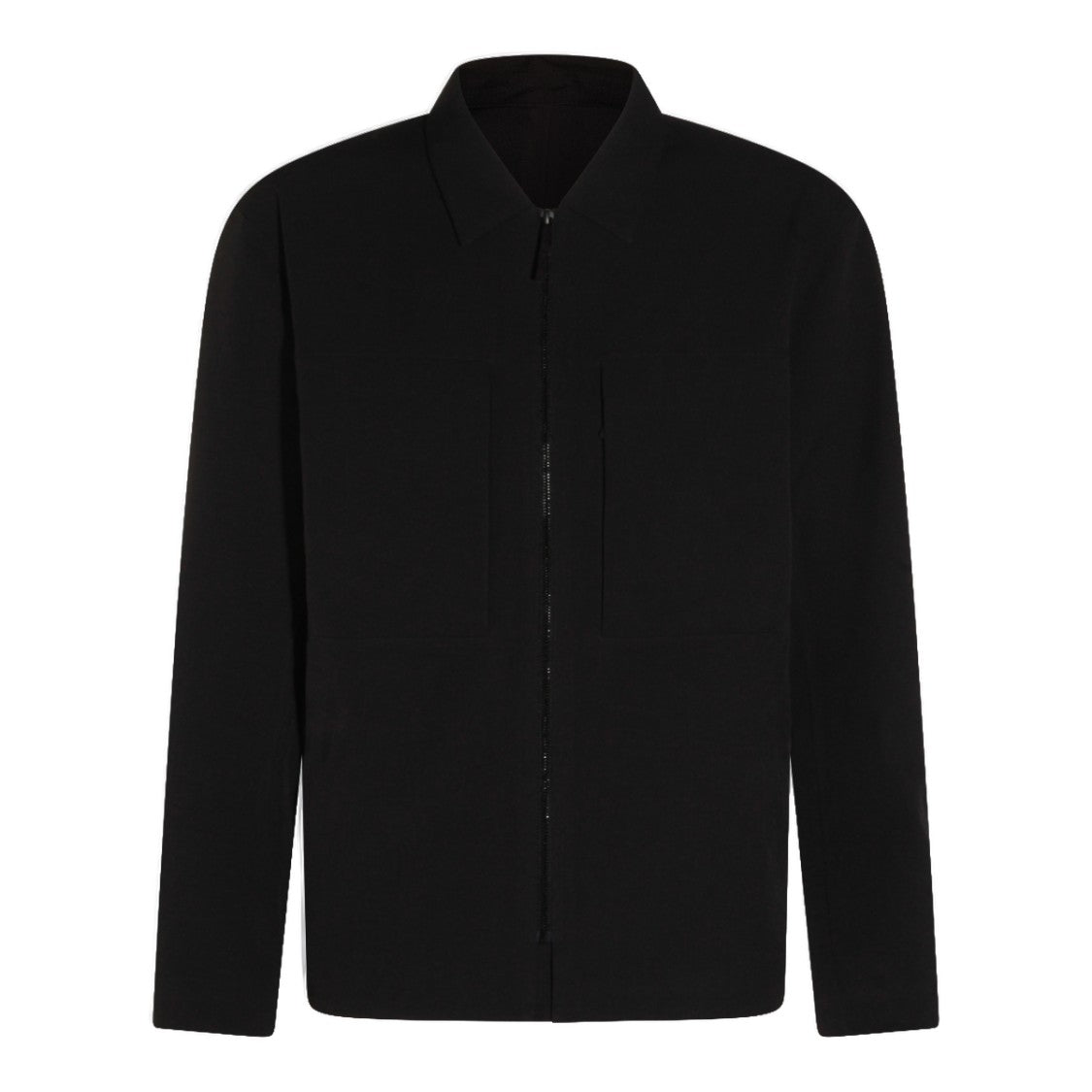 Arc'teryx Minimalist Black Jacket With Front Zipper