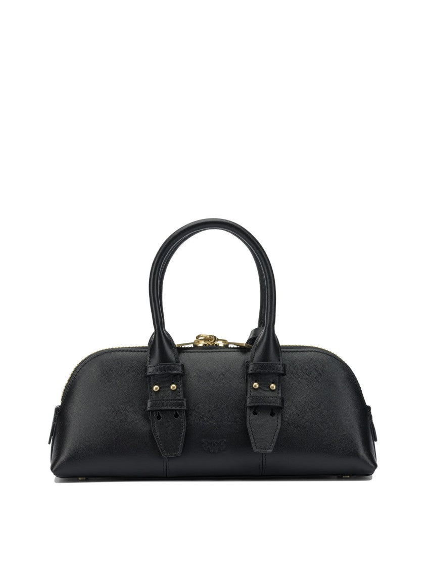 Pinko Black Leather Handbag