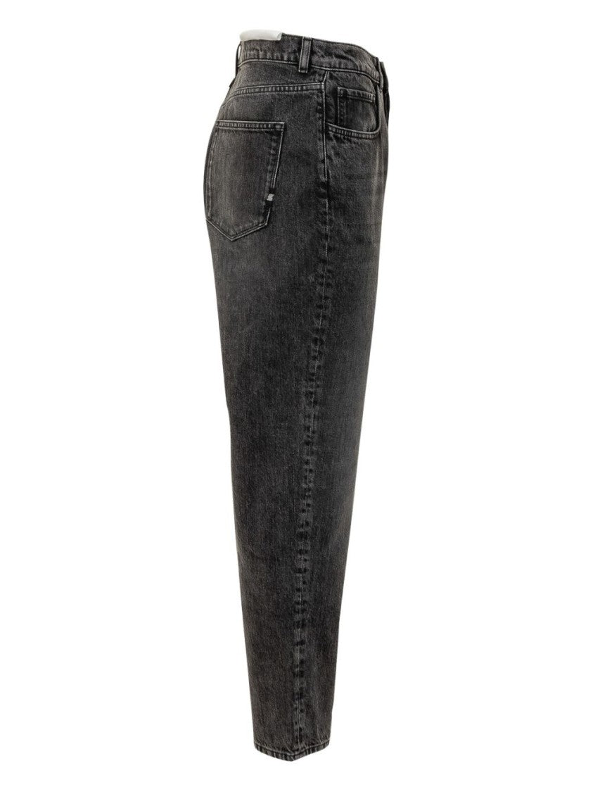Amish Straight-Leg Black Denim Amish Jeans