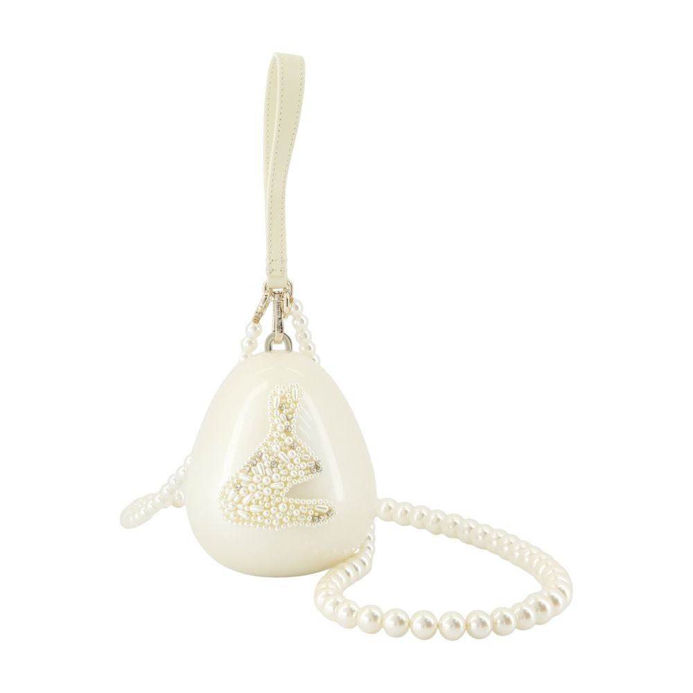 Simone Rocha Micro Egg Crossbody - Synthetic - White