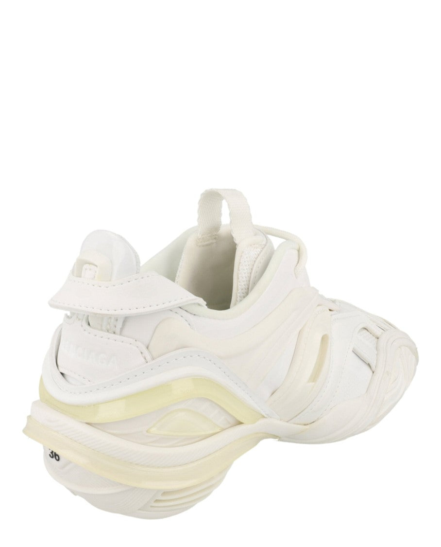 Balenciaga Tyrex Low-Top Sneakers With Caged Design And Iridescent Logo