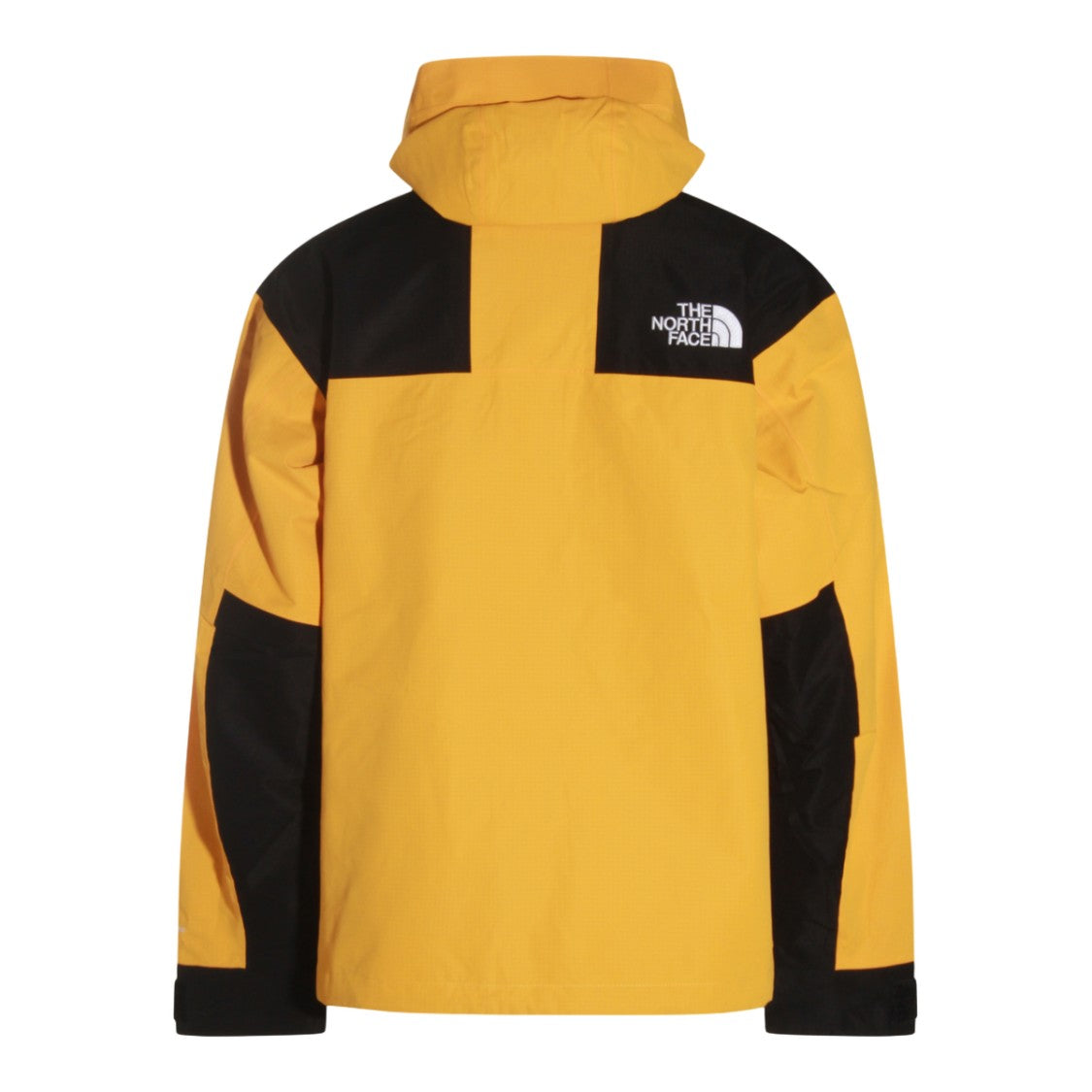 The North Face Yellow Jacket With Contrasting Black Panels