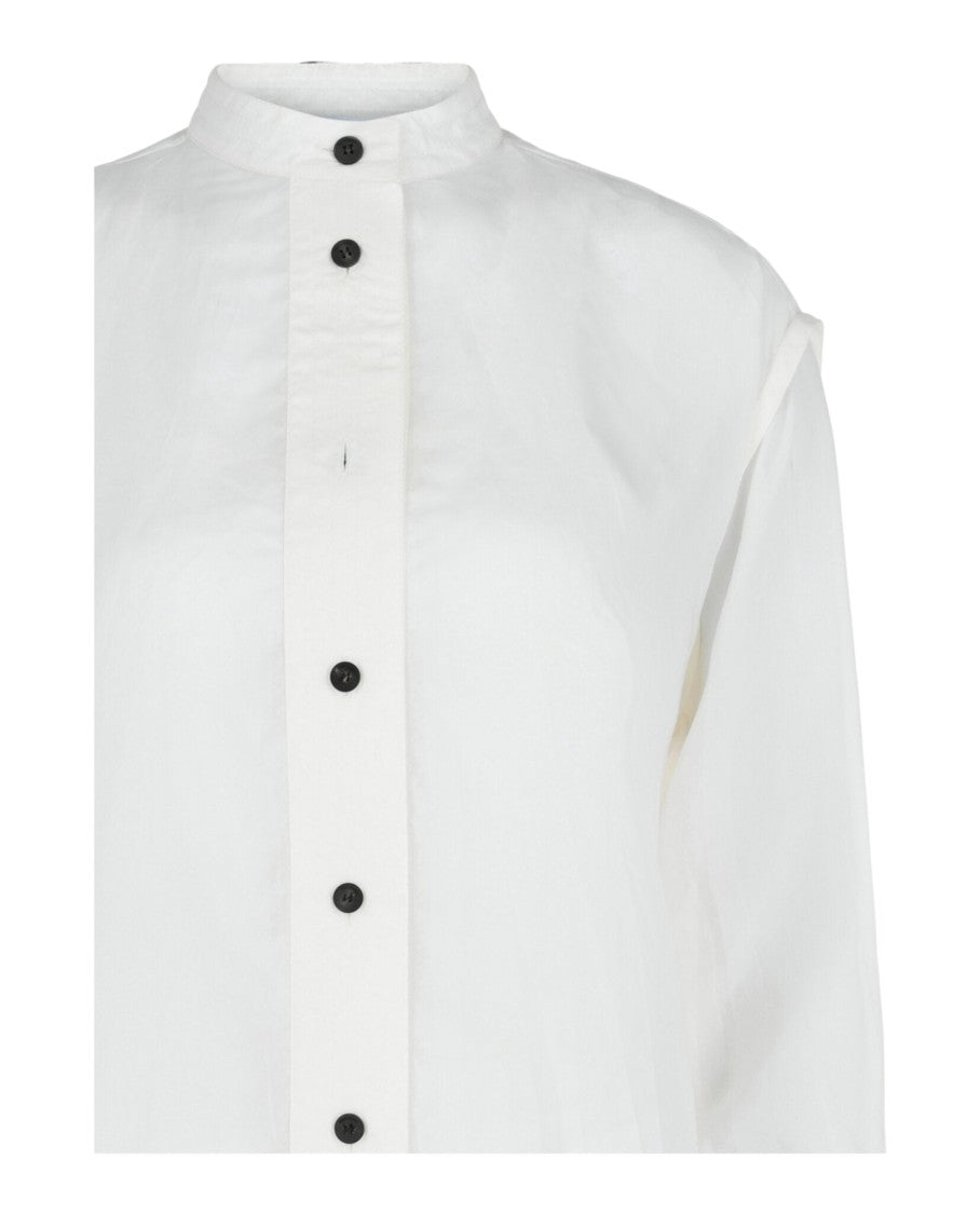 Ferragamo Irregular Pleat Blouse