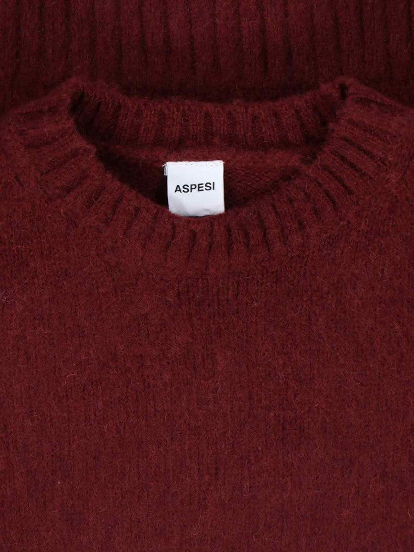 Aspesi Shetland Wool Sweater – Red