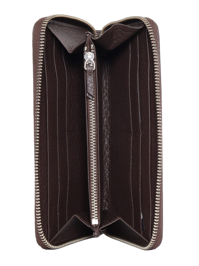 Claudio Orciani Hammered Leather Wallet