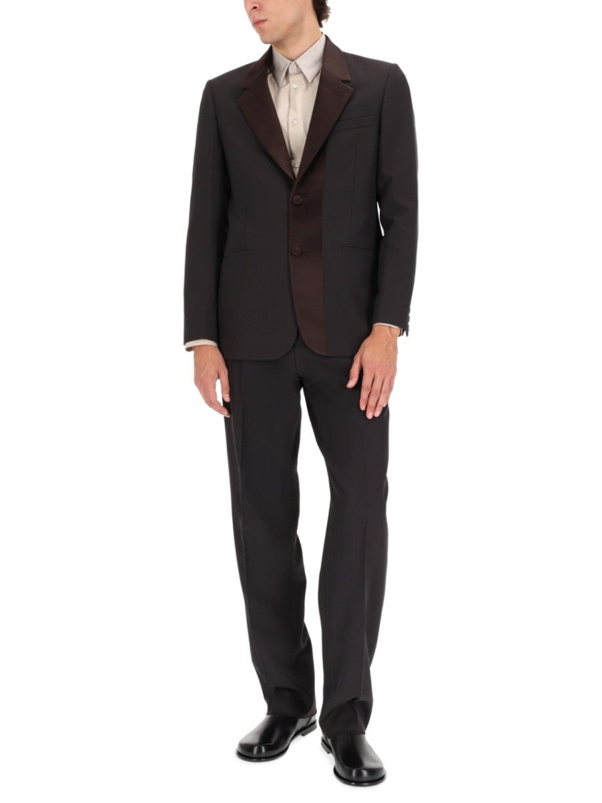Fendi Virgin Wool-Blend Single-Breasted Tailored Jacket
