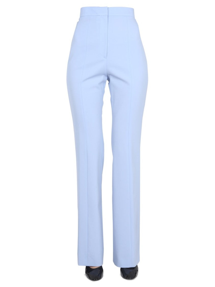 Patou High-Waisted Straight-Leg Wool Pants