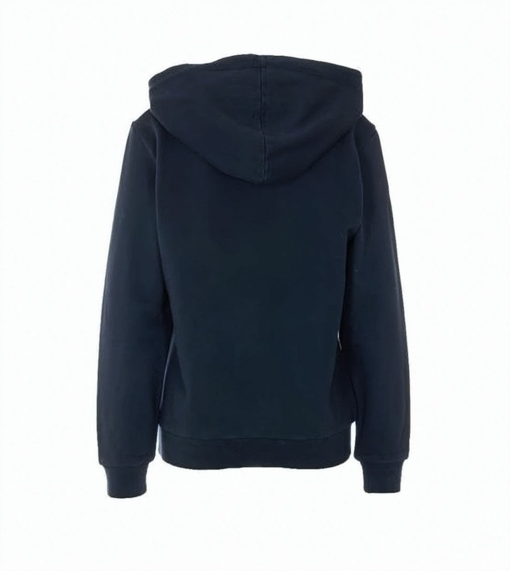 A.P.C. Classic Pullover Hoodie With Velvet-Textured Logo