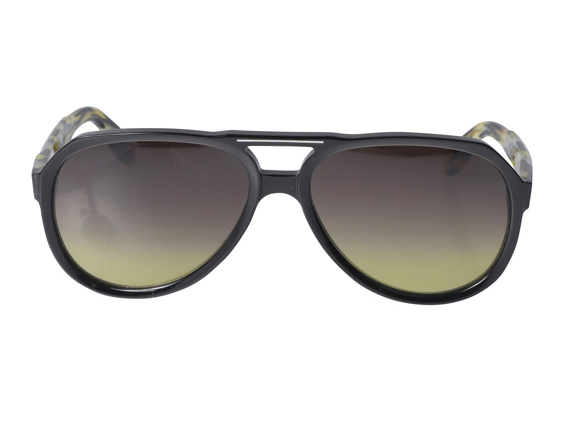 Kador Tortoiseshell Big Pilot Aviator Sunglasses
