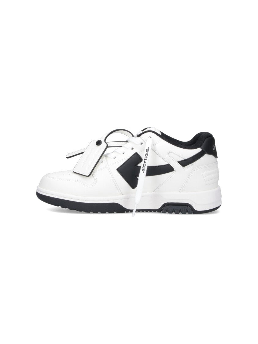 Off-White White Leather Out Of Office Sneakers