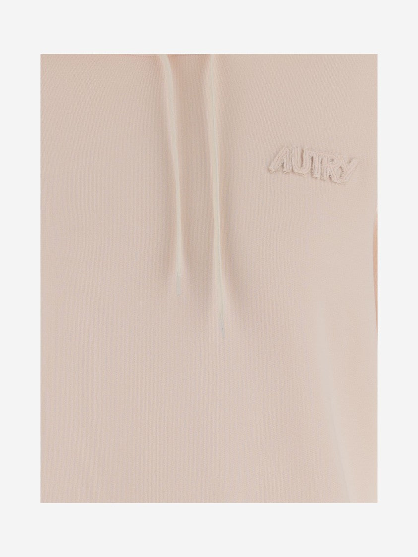 Autry Hooded Sweatshirt With Logo Embroidery And Elasticized Edges
